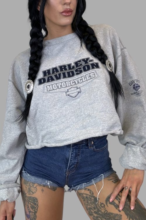 'Moto Mama' Vintage Crewneck Sweater (Ready To Ship)