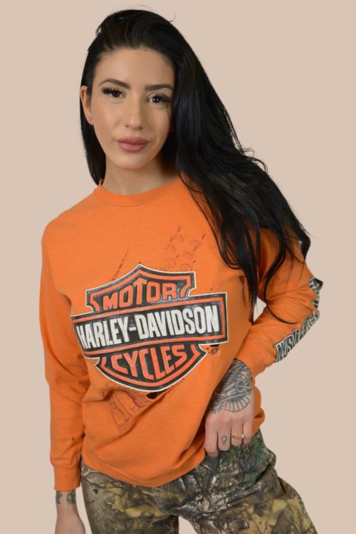 'Orange X HD' Vintage Long Sleeve (Ready To Ship)